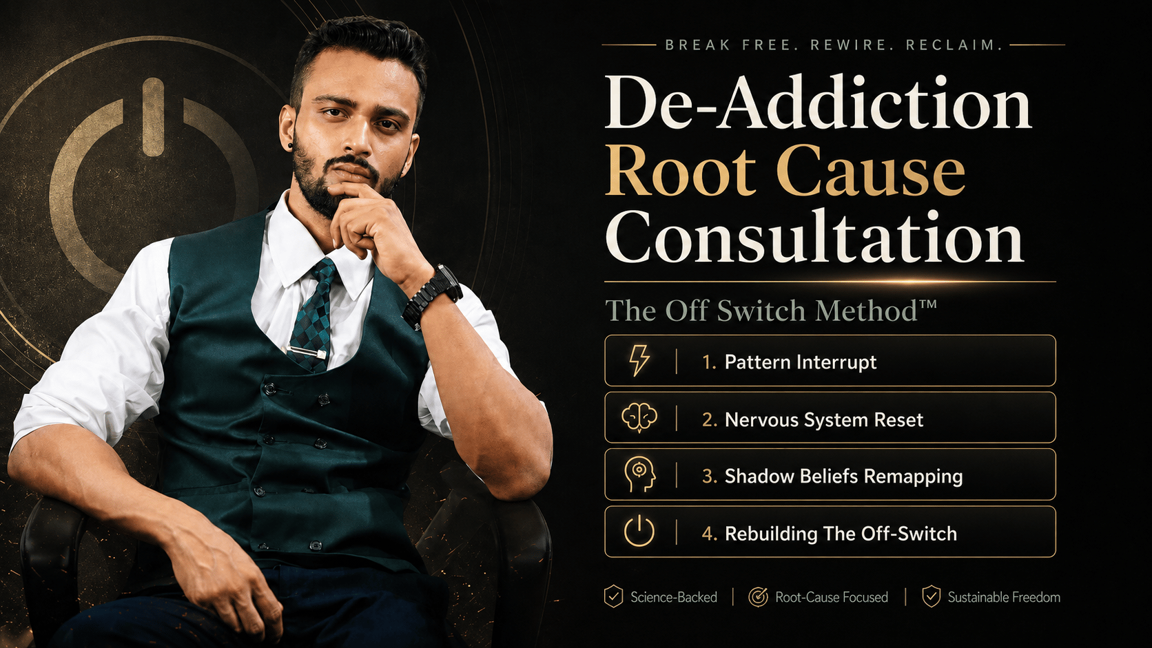 De-Addiction Root Cause Consultation, The Off Switch Method